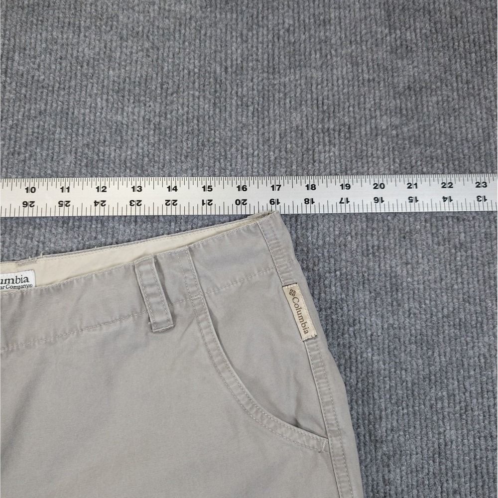 Columbia Outdoor Womens 14 Beige Khaki Utility Cargo Capri Pants Cropped 23 In - Picture 6 of 16
